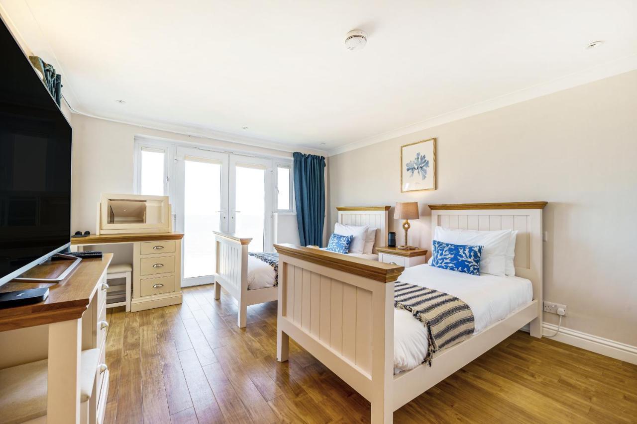 Carbis Bay - Luxury 3 Bed Penthouse Apartment With Sea Views Parking Sauna Balcony Buitenkant foto