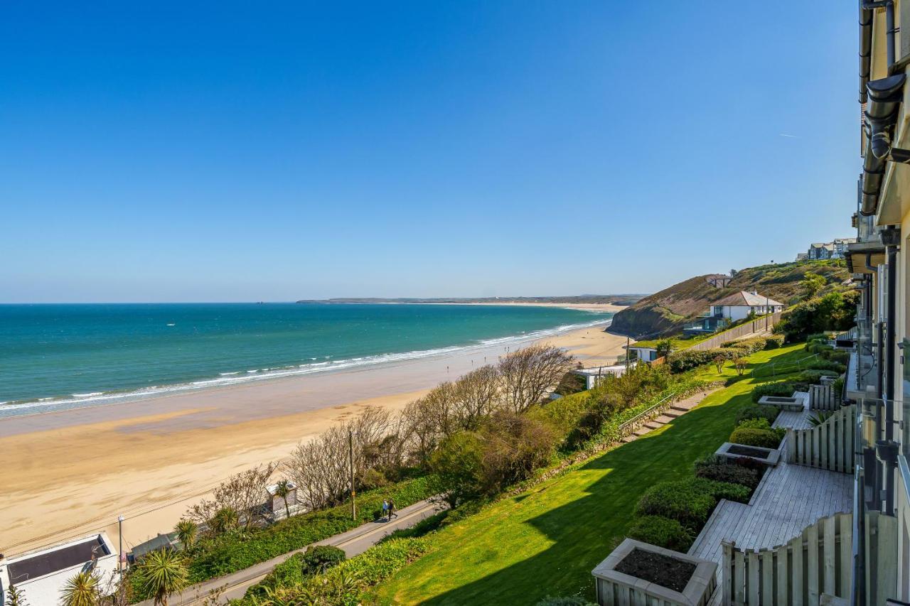 Carbis Bay - Luxury 3 Bed Penthouse Apartment With Sea Views Parking Sauna Balcony Buitenkant foto