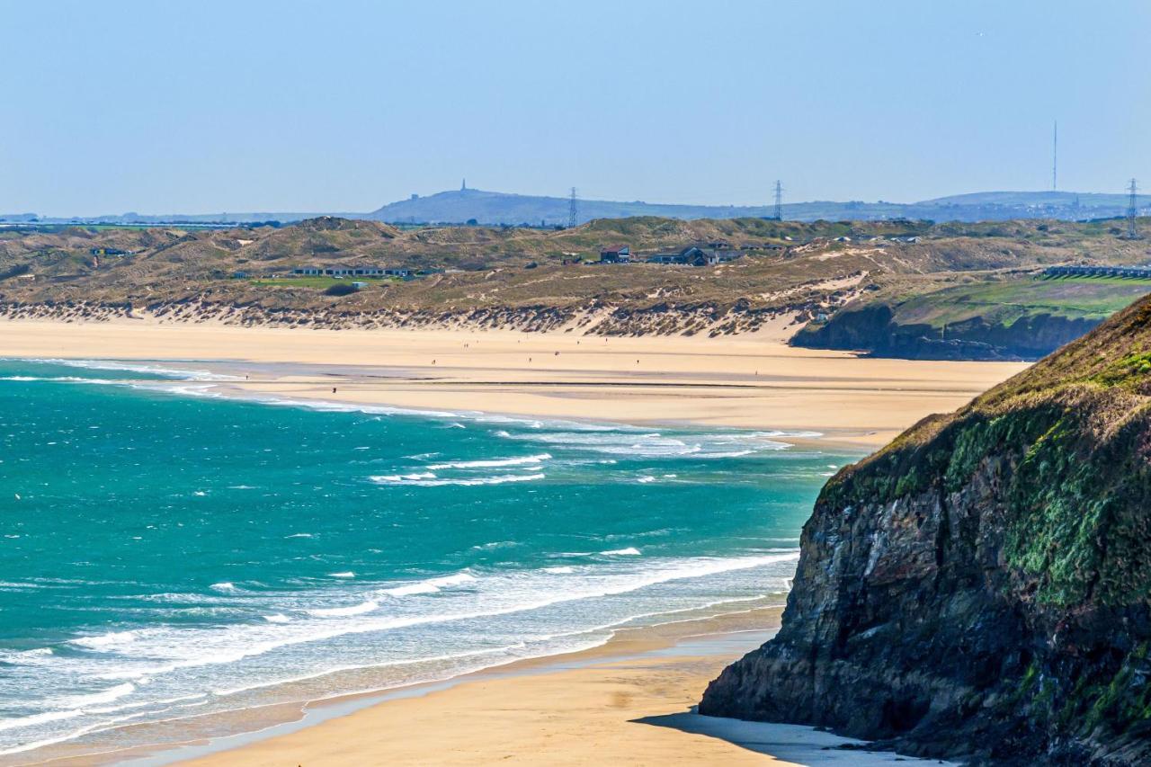 Carbis Bay - Luxury 3 Bed Penthouse Apartment With Sea Views Parking Sauna Balcony Buitenkant foto