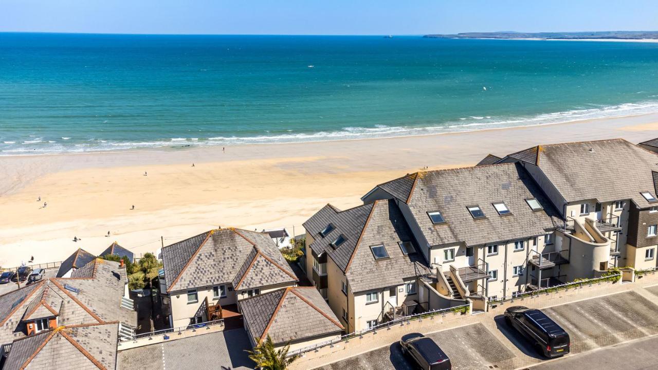 Carbis Bay - Luxury 3 Bed Penthouse Apartment With Sea Views Parking Sauna Balcony Buitenkant foto