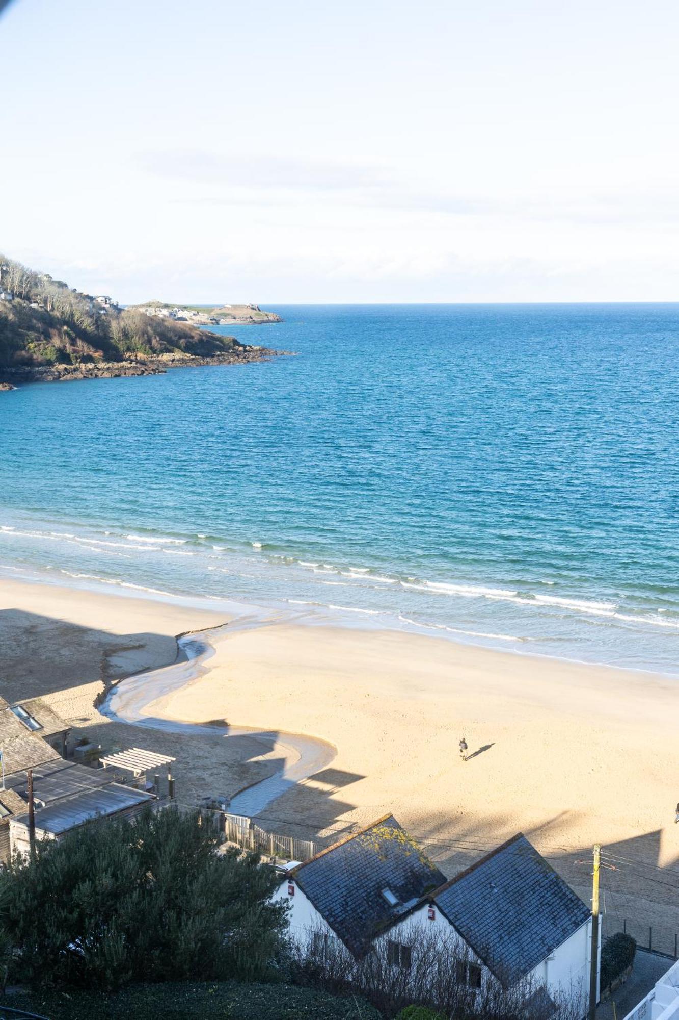 Carbis Bay - Luxury 3 Bed Penthouse Apartment With Sea Views Parking Sauna Balcony Buitenkant foto