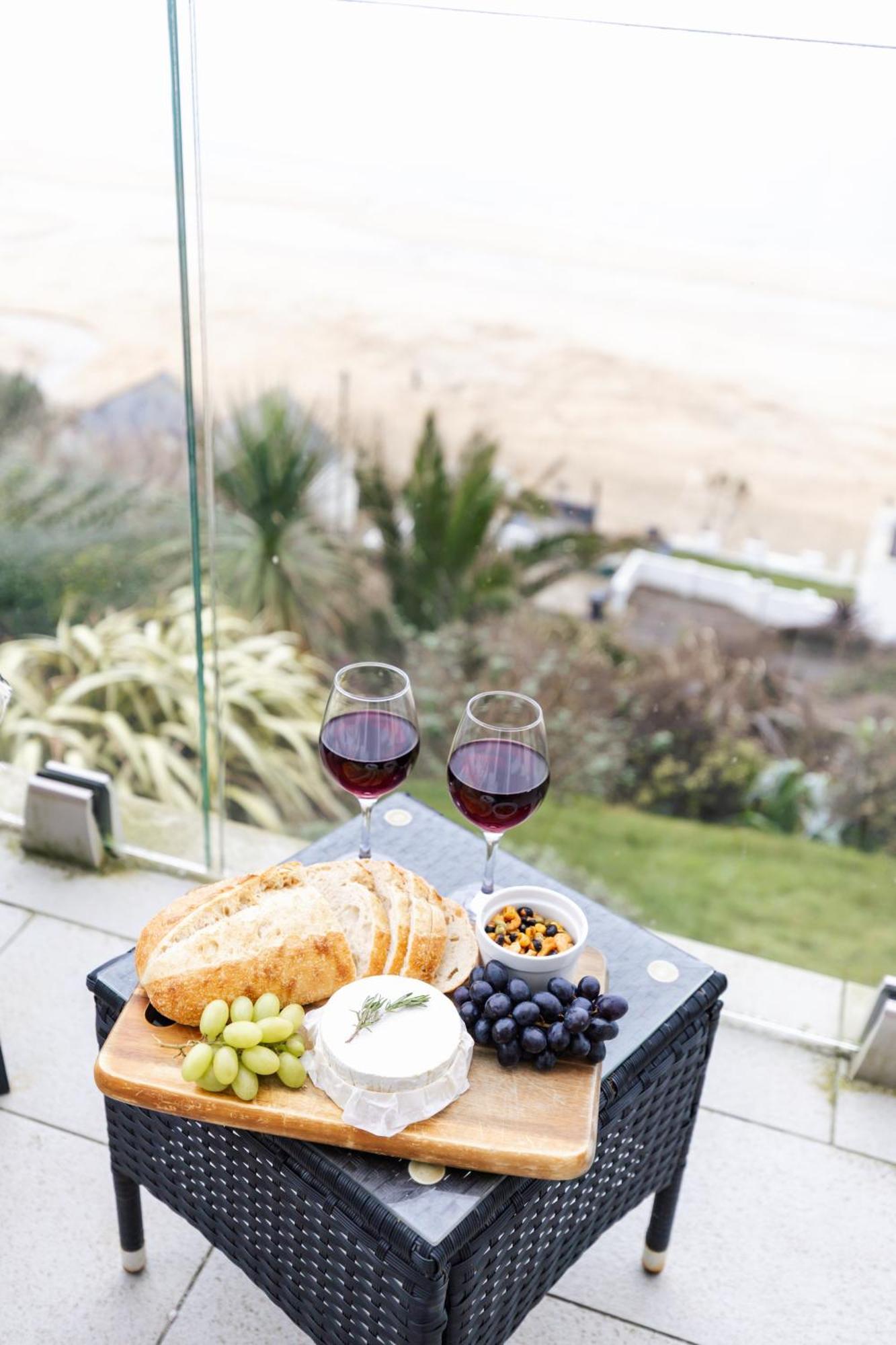 Carbis Bay - Luxury 3 Bed Penthouse Apartment With Sea Views Parking Sauna Balcony Buitenkant foto
