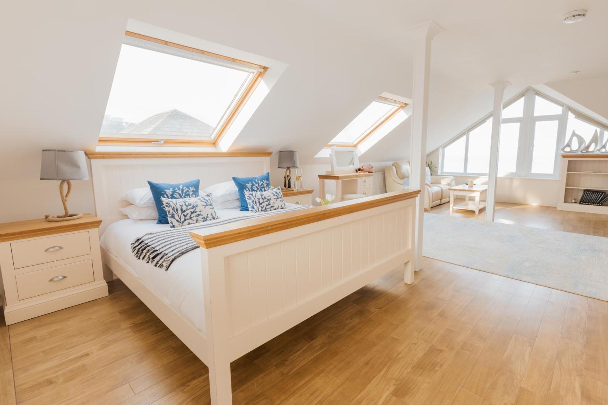 Carbis Bay - Luxury 3 Bed Penthouse Apartment With Sea Views Parking Sauna Balcony Buitenkant foto