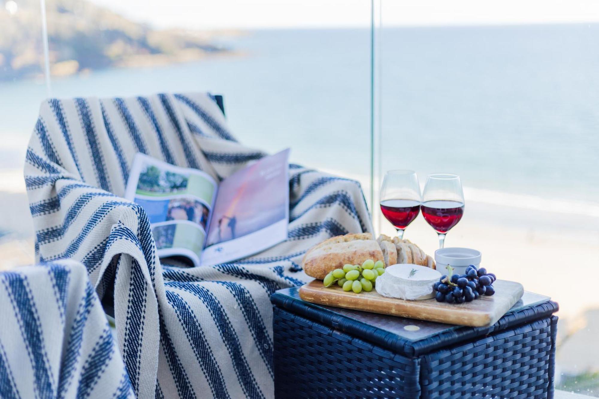 Carbis Bay - Luxury 3 Bed Penthouse Apartment With Sea Views Parking Sauna Balcony Buitenkant foto